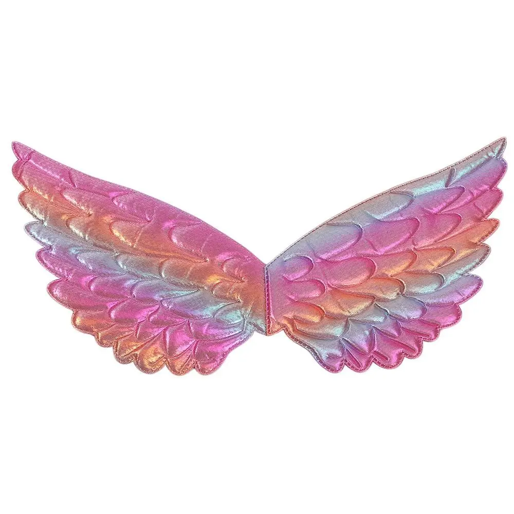 ユニバーサルレインボーフェアリーエンジェルウィングス,ステージアクセサリー,コスプレ,誕生日用品,ベビーシャワー,光沢のあるパーティーデコレーション