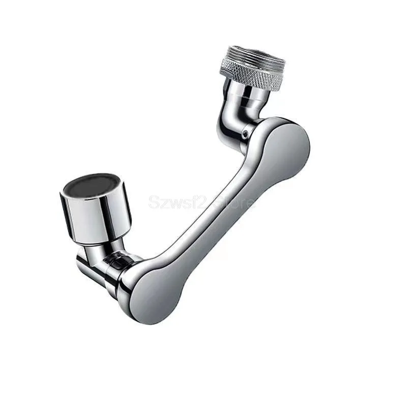 1080 Degree Mechanical Arm Universal Faucet Extender Bathroom Wash Face Brushing Teeth Rotating Faucet Joint Universal Artifact
