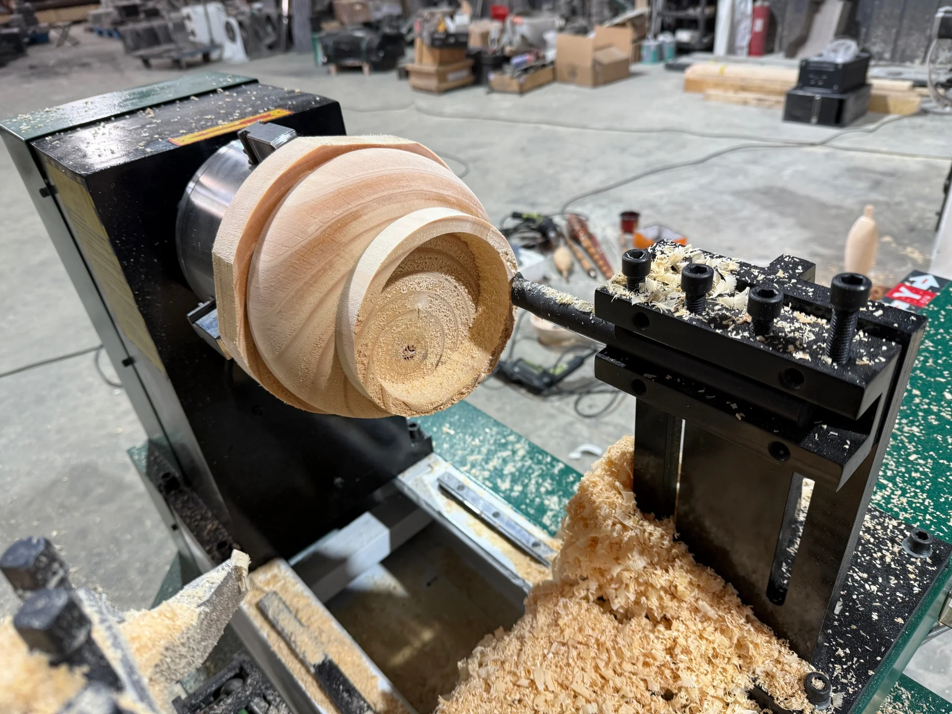 AR1040 Auto Tool Change Wood Lathe Machine 400mm Swing 1000mm Length Double Blade Multifunctional for Bowls Staircase