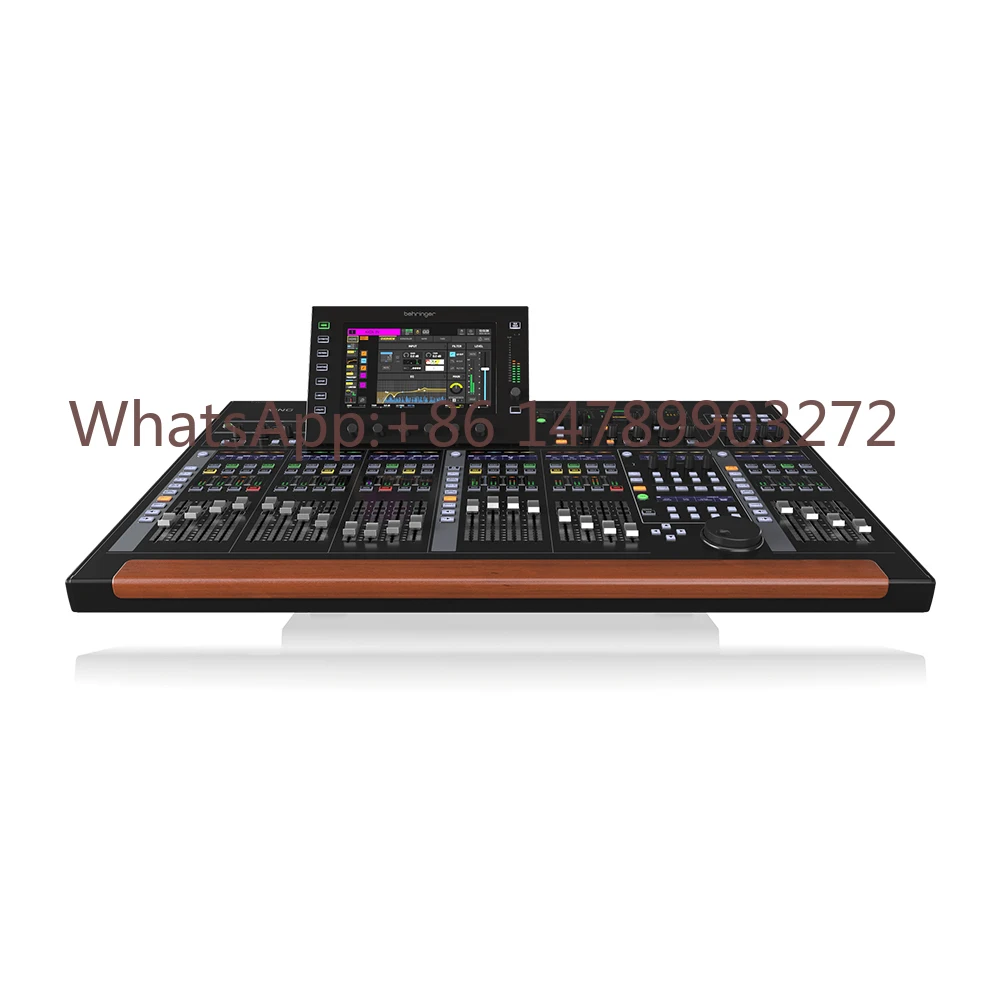 Mezclador Digital Estéreo Completo de 48 Canales Behringer WING-BK, Sistema de Sonido PA, Consola Digital, Equipo de Audio para Escenarios Interiores