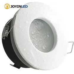 6pcs Die-casting Recessed Indoor IP65 Bathroom Waterproof Downlight Round Square GU10 MR16 Led Spotlight Frame Trims for Outdoor