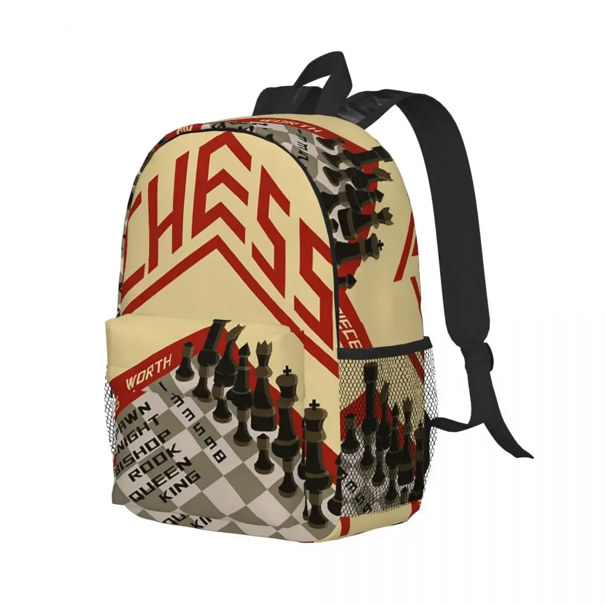 

Рюкзак с шахматными инфографическими модными играми, студенческий рюкзак для мальчиков и девочек, детская школьная сумка, компьютерные сумки на плечо для мужчин и женщин