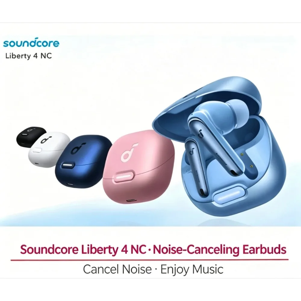 Anker Soundcore Liberty 4 NC A3947 TWS Earbuds Adaptive ANC 2.0 LDAC Hi-Res 50H Playtime Wireless Charging