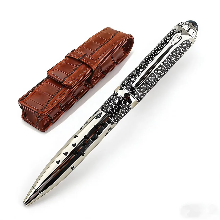 

Luxury Metal Ballpoint Pen, Business Signature Pen, Elegant Writing Pen with For Office & Gift