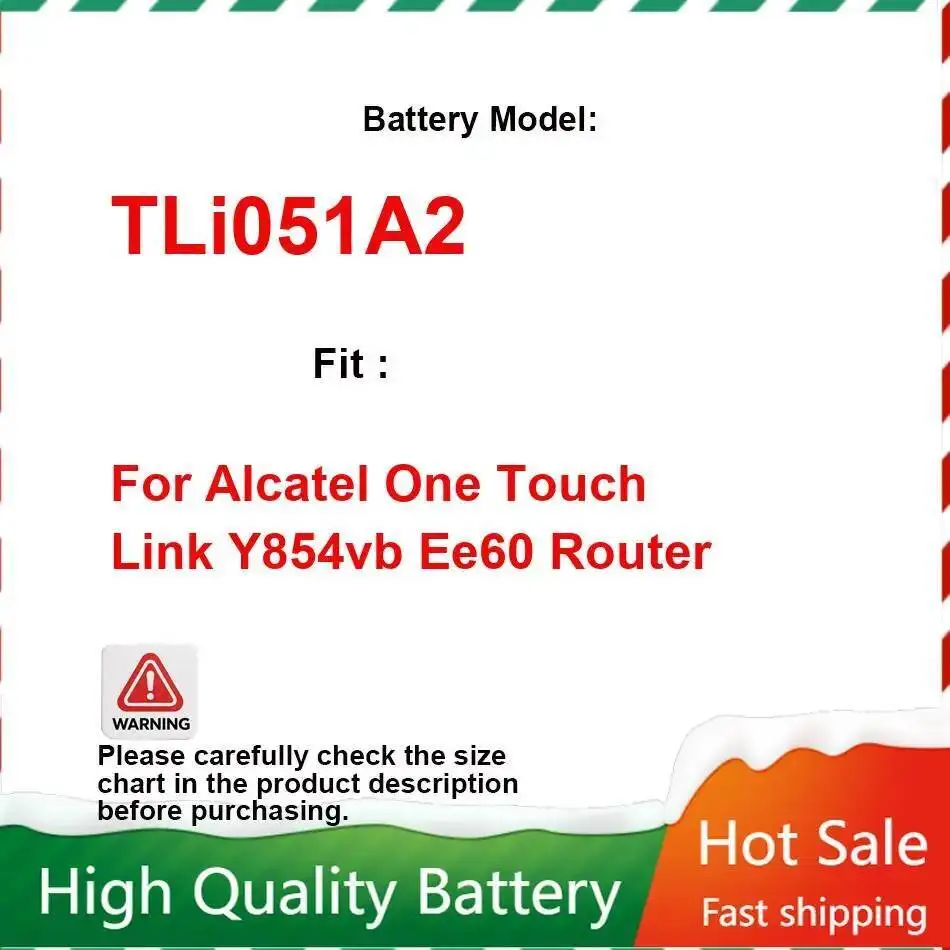 Аккумулятор для маршрутизатора 5150 мАч для Alcatel One Touch Link Y854vb Ee60 Router TLi051A2, долговечный и сменный аккумулятор Аккумулятор для маршрутизатора 5150 мАч для Alcatel One Touch Link Y854vb Ee60 Router TLi051A2, долговечный и сменный аккумулятор