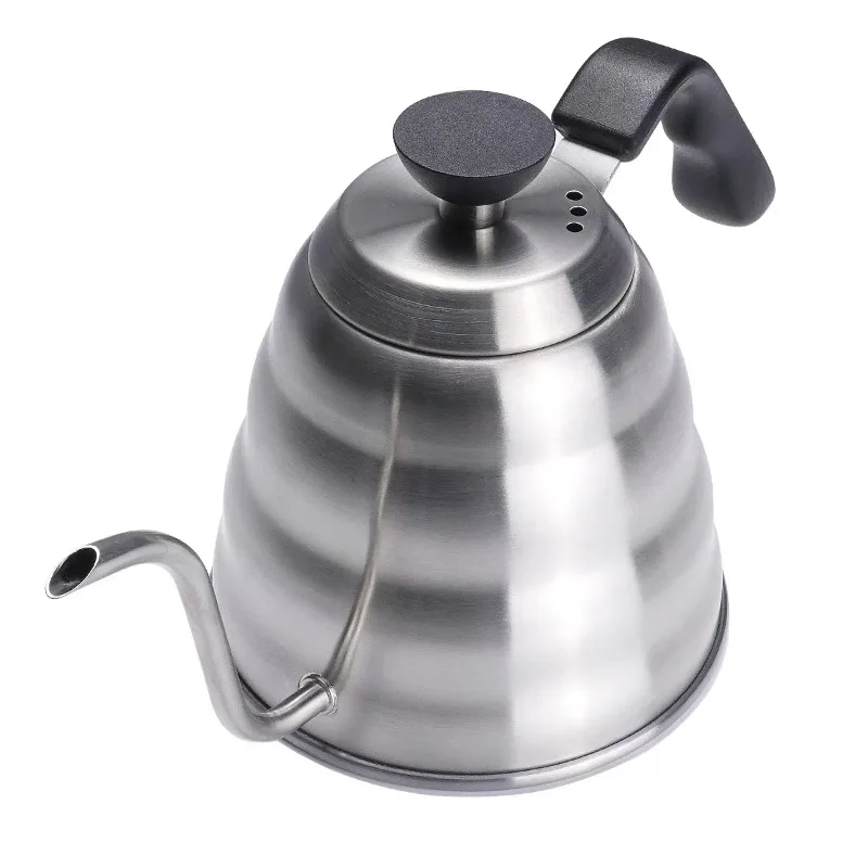 Customized new 304 stainless steel long spout dripping cloud handmade gooseneck kettle coffee pot with temperature
