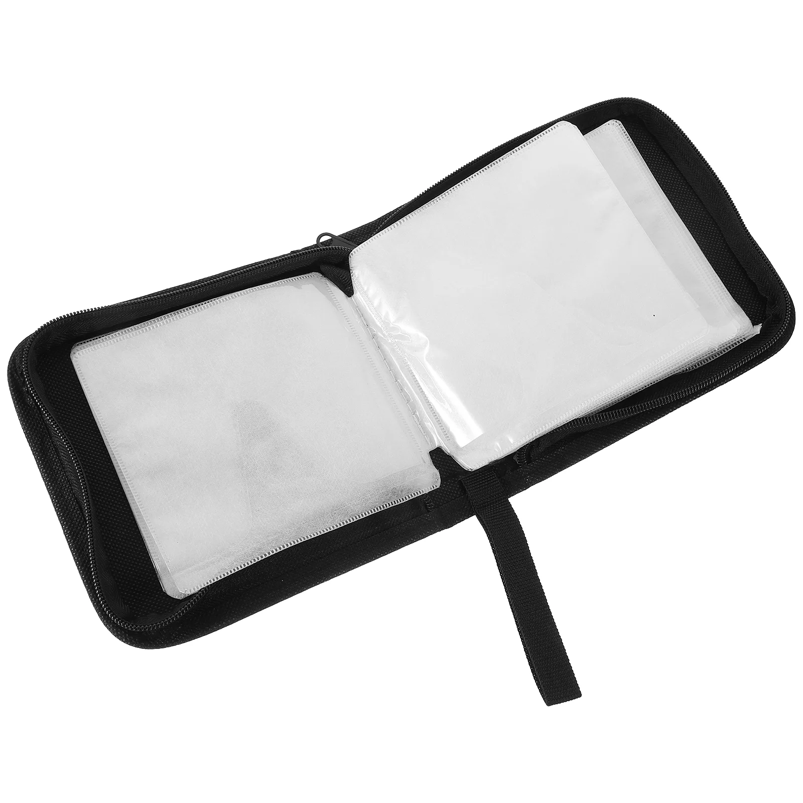 DVD Case Zipper CD Storage Bag Portable Disc Bag Oxford Cloth CD Container Zipper CD Storage Holder DVD case for car