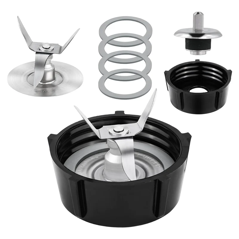 Piezas de repuesto para licuadora Oster, cuchilla para hielo con tapa de base para jarra, accesorios para licuadoras Oster Osterizer-A77G, 7 Uds.