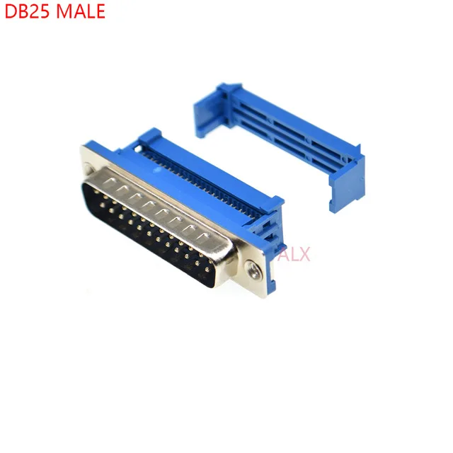 2/5pcs Db9 Db15 Db25 Db37 Didc9/Didc15/Didc25/Didc37 Male Female Plug Serial Port Connector Idc Crimp Type D-Sub Rs232 Adapter
