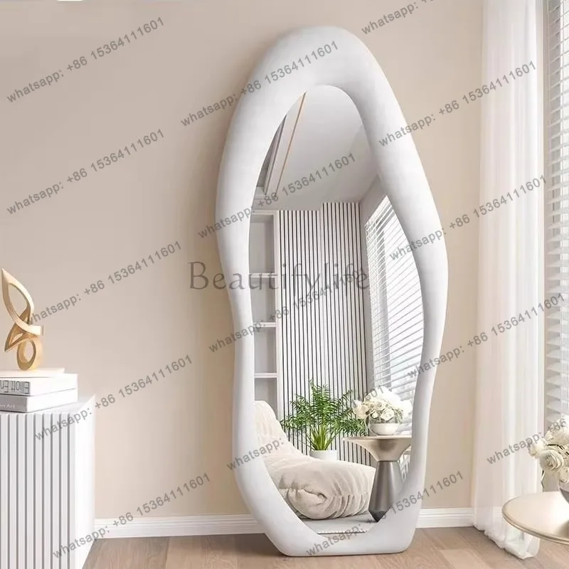Best Sellers Oval Bed Room Mirrors Full Body Standing Nordic Design Luxury Mirrors Full Body Living Room Espejos Decorativos Roo