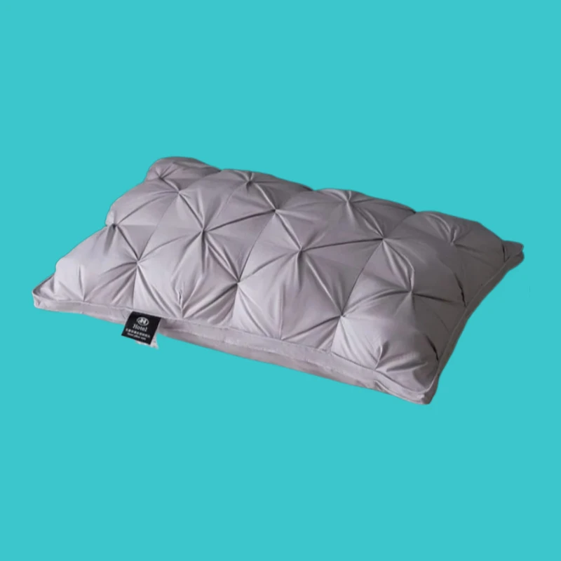 

1pcs 2025 new solid color down pillow cotton student household cervical spine pillow adult pillow core