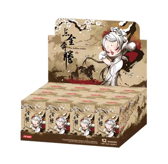 POP MART Authentic The Golden Gallop Series Blind Box Skullpanda