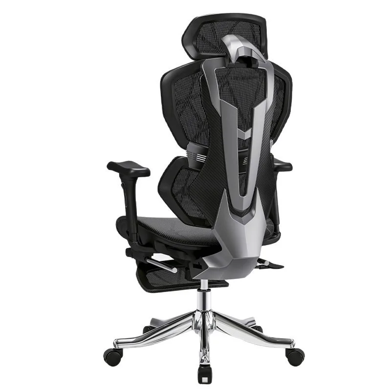 Ergonomic Gaming Chair, Sedentary Comfortable Breathable E-sports Seat with Adjustable 9D Armrest for Game Party