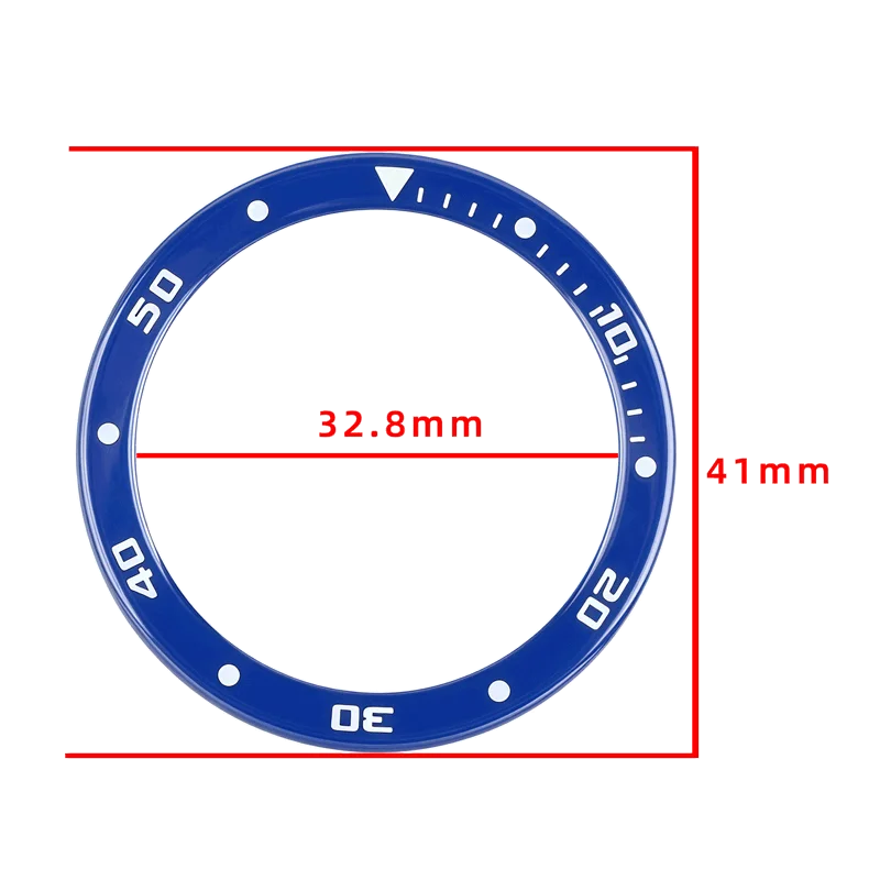 For Cartier Calibre 42mm men's watch Dial Ceramic bezel Inser W7100056 W7100055 WSCA0010 41x32.8mm Scale Ring Replacement parts view 6