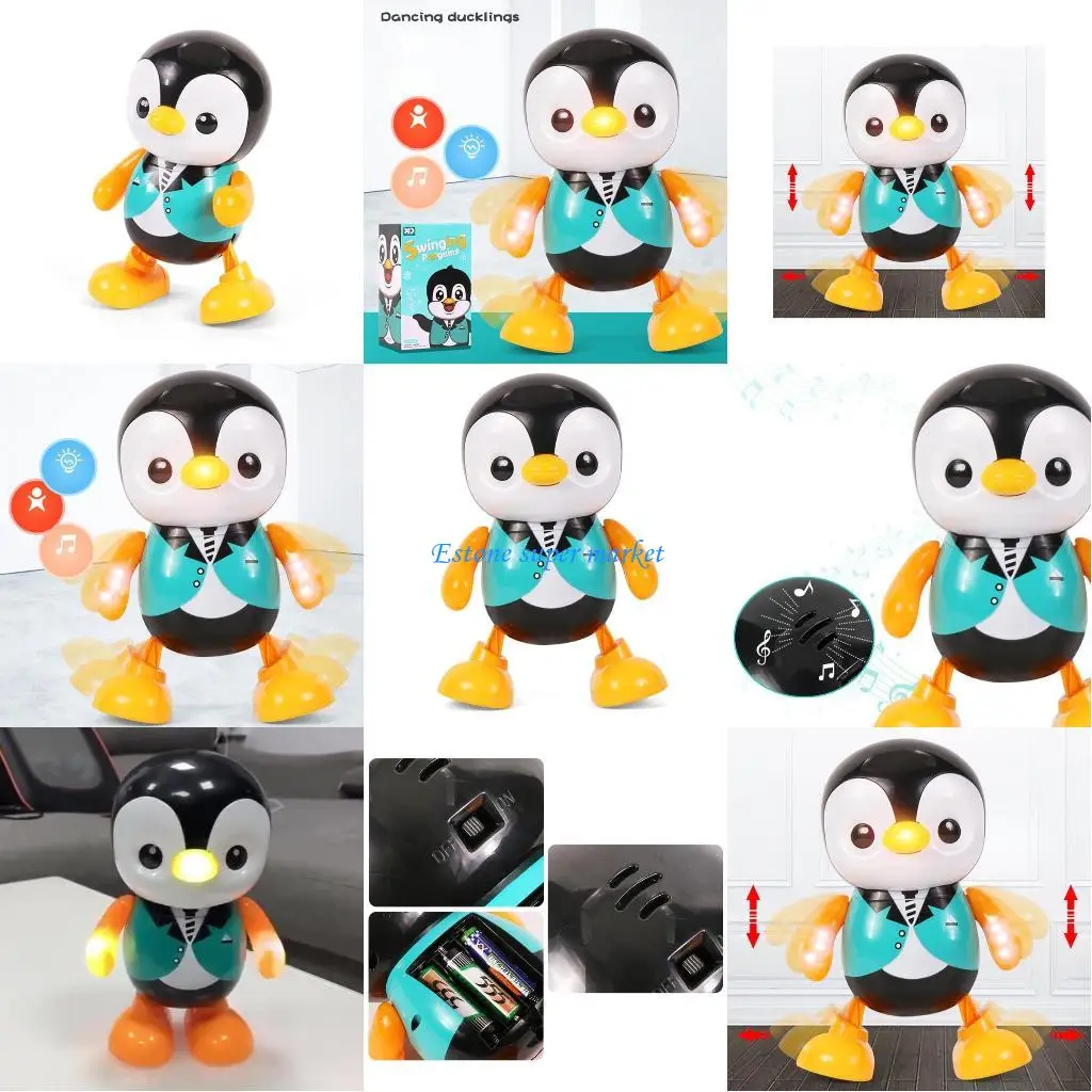 

090B for Smart Robot Penguin with Sing&Dance Robot Dog Walking Foeward&Back Gift