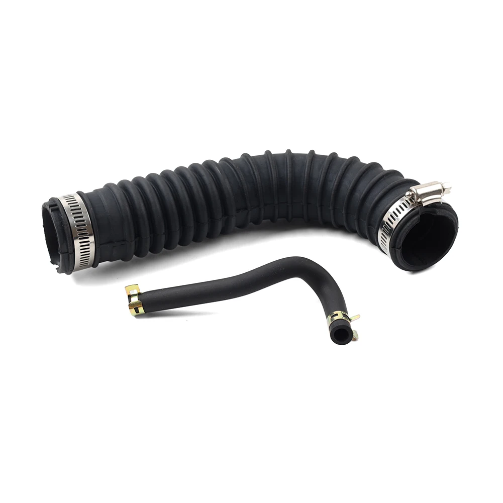 1016228 Air Intake Crankcase Breather Hose Vent Tube 2pcs For Club Car DS GAS Golf Carts 1992-1996 1997 Plastic & Rubber Black