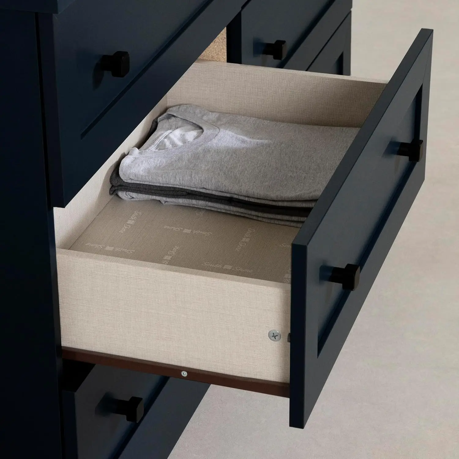 Hazen 6-Commode double, bleu marine