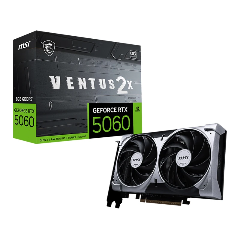 

5060 rtx 5060 128bit 28000Mhz GDDR7 Desktop MSI RTX5060 8G VENTUS 2X OC 8G GAMING NVIDIA Graphics Card placa de video Video Card