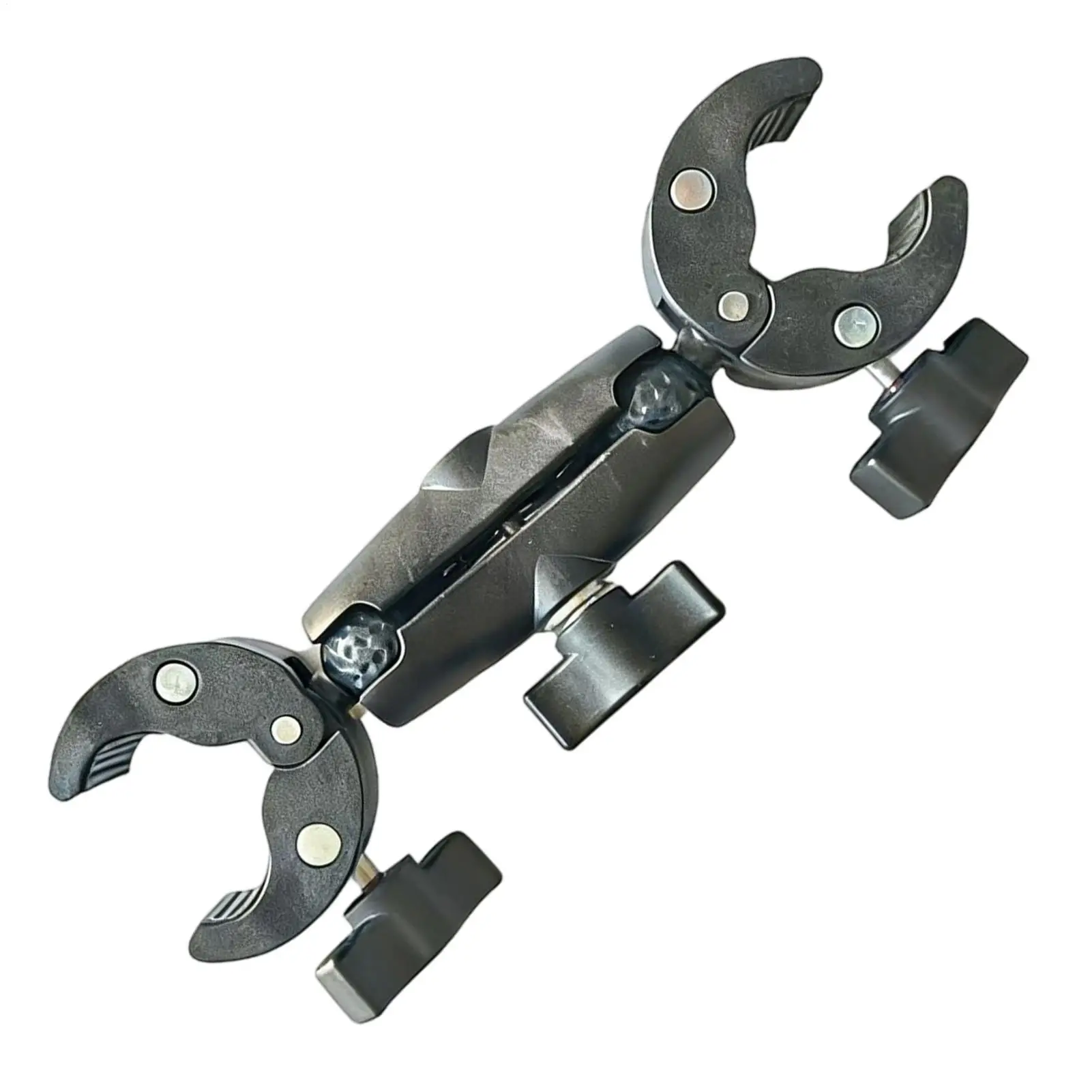 Motorcycle Camera Mount Anti-Slip Heavy Duty 360-Degree Adjustable Camera Clamp Mount Bracket Adapter For Highway Street Track