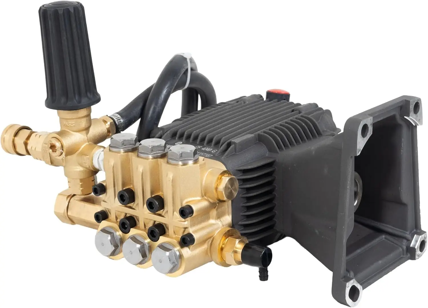 

CF 4040 G: 4000 psi @ 4 US gpm Pressure Washer Replacement Pump, External Unloader with Extended Bypass, 1-inch Horizontal Gas S