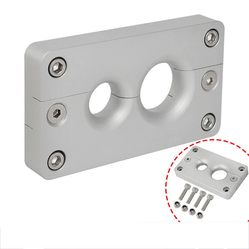 6061 billet aluminum For Holley Terminator X Max Firewall Pass Through- No Gromet For Fire Wall Pass Through Bracket Kit