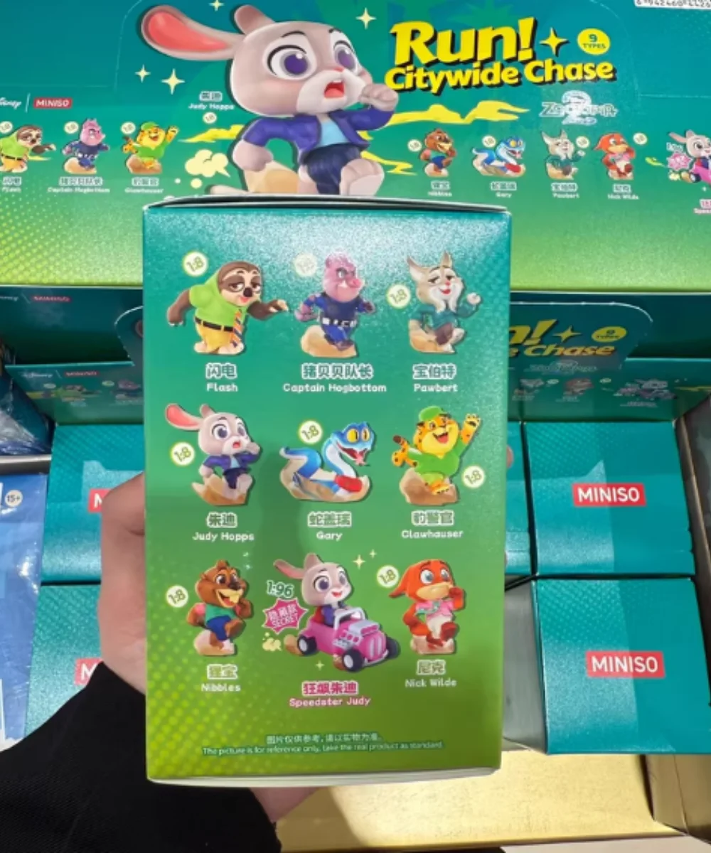 Echte Hot Zootopia Run! Citywide Chase Series Plastic Knuffel Blind Box voor Kinderen Fans Verjaardagscadeau