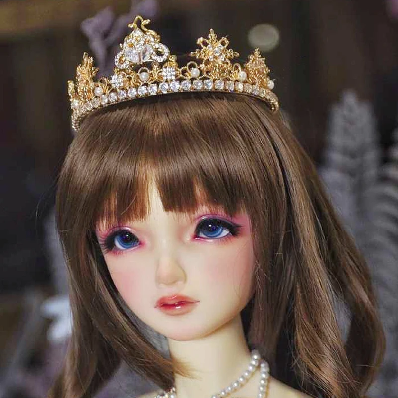 

D04-A920 children toy 1/3 BJD uncle SD doll's Photo props Accessoriess retro fashion style white crown 1pcs