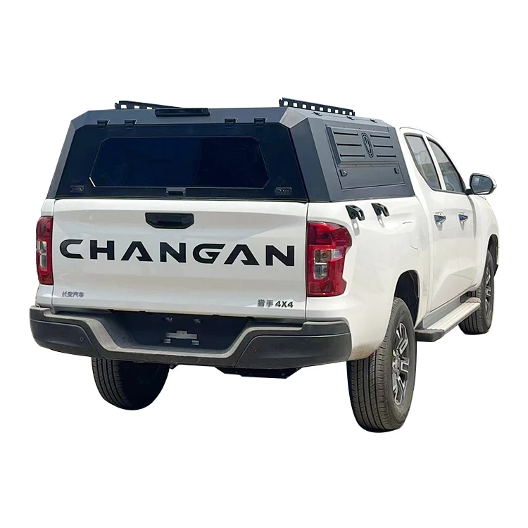 

Tri-Fold Tonneau Cover Steel Key Waterproof Tailbox with Manual Locking Function Bed Cover
