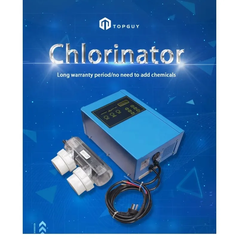 High Quality Swimming Pool Salt Water Self Cleaning Replaceable Chlorinator Cell System PVC Easy Maintenance