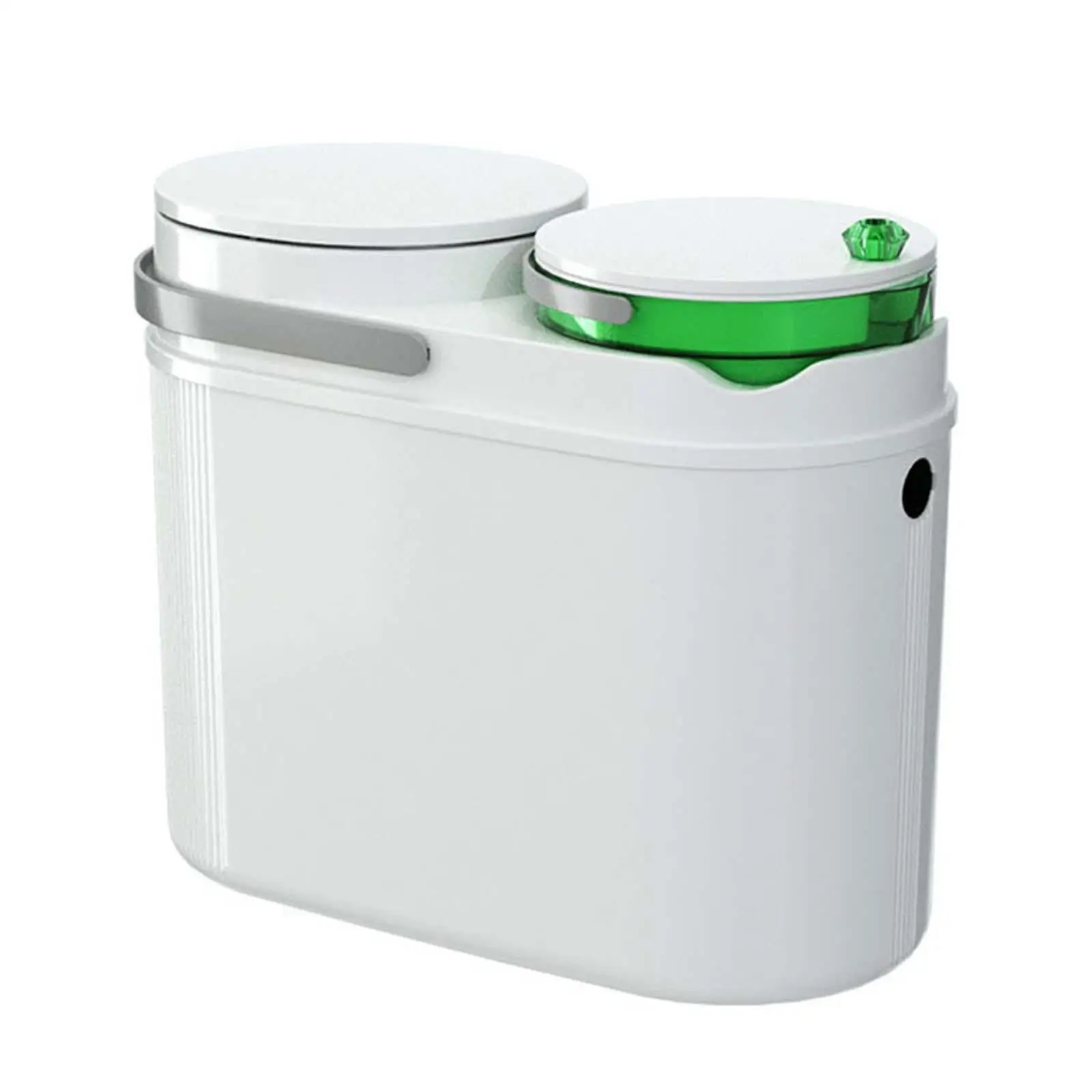 Wet and Dry Trash Can Tea Capacity with Spring Lid Classified Wet and Dry