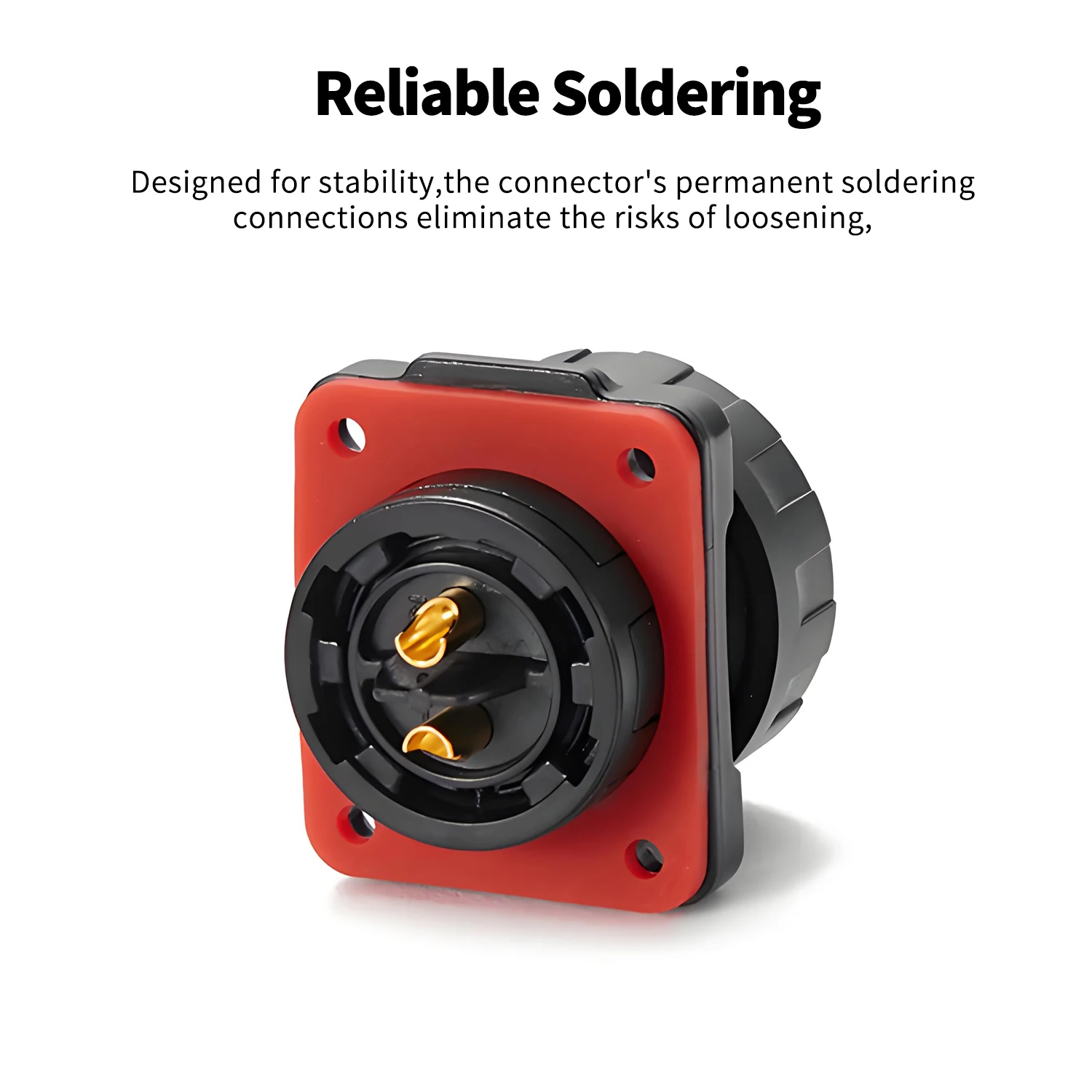 CNLINKO M20 Waterproof Circular Connector Reverse Mount Waterproof IP68 Electrical Plug Socket for Harsh Industrial Marine Use