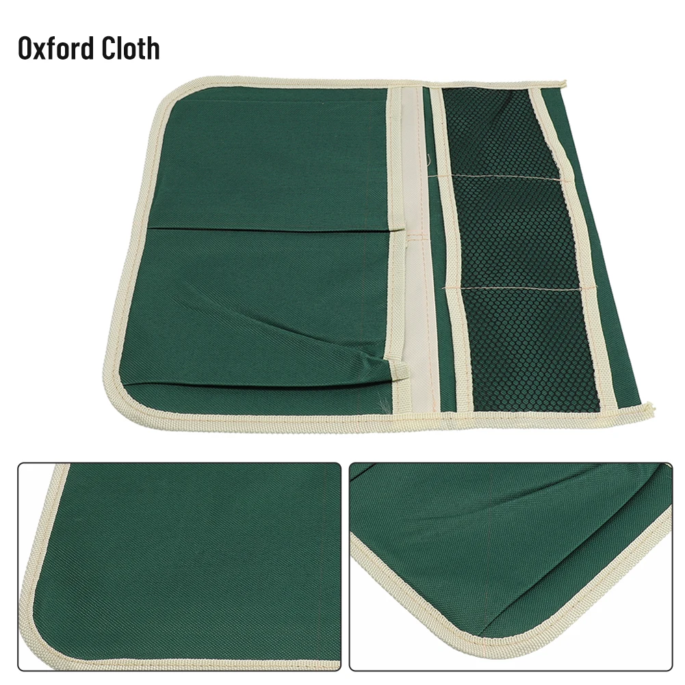 Garden Foldable Kneeler Stool Tool Bag Bearing Pad Stool Seat Multi Pockets Portable Outdoor Work Portable Storage Pouch