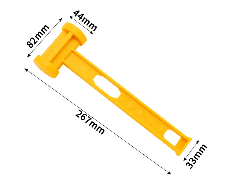 Outdoor Ceiling Accessories PE Hammer Ground Nail Super Lightweight Portable Ground Nail Hammer Plastic Camping Equipment