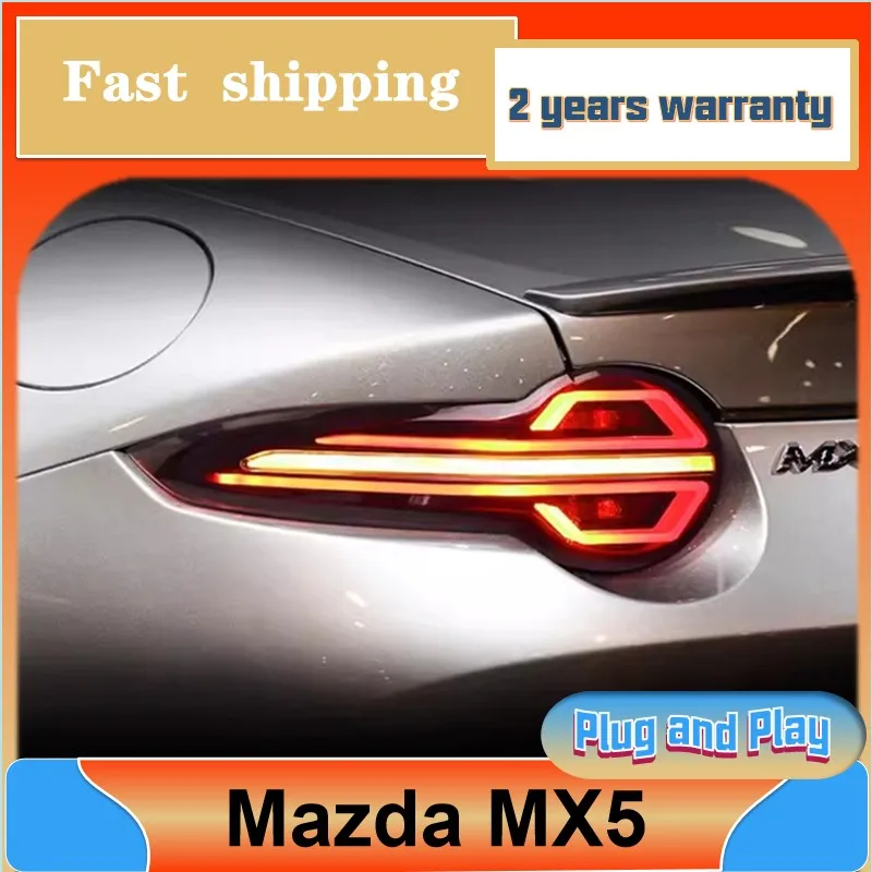 

Car Styling for Mazda MX5 Taillight 2015-2020 MX 5 Tail Lights Rear DRL Fog Brake Reversing Turn Signal