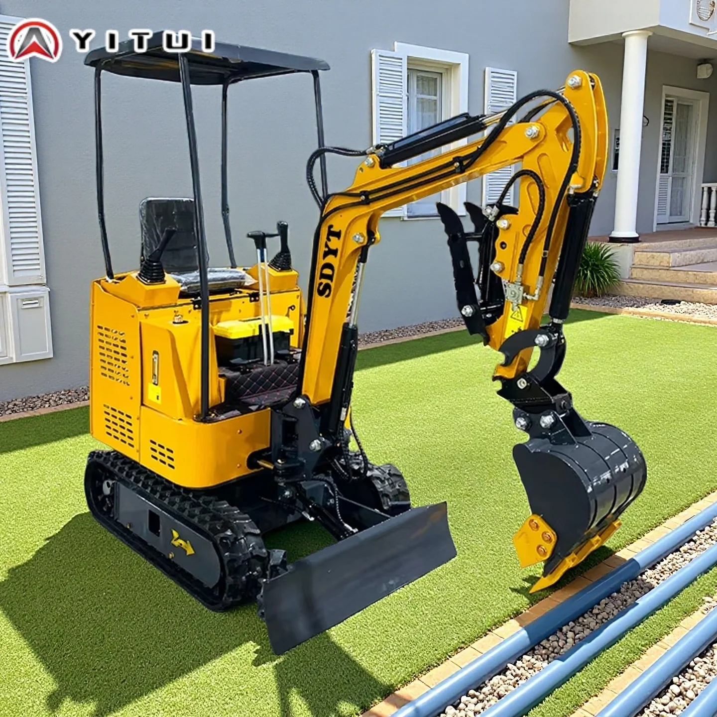 Best Selling Agricultural Orchard Mini Excavator 2 Ton Excavator Ce Epa Euro 5 Kubota Engine Farm Tractor 1.2ton Customized