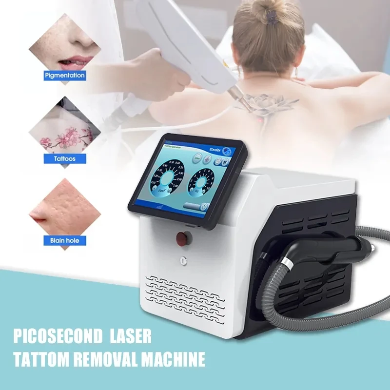 Portable Carbon Peeling Q-switch Nd Yag Pico Beauty Device Ultra Picosecond Plus Laser Tattoo Removal Machine For Skin Whitening