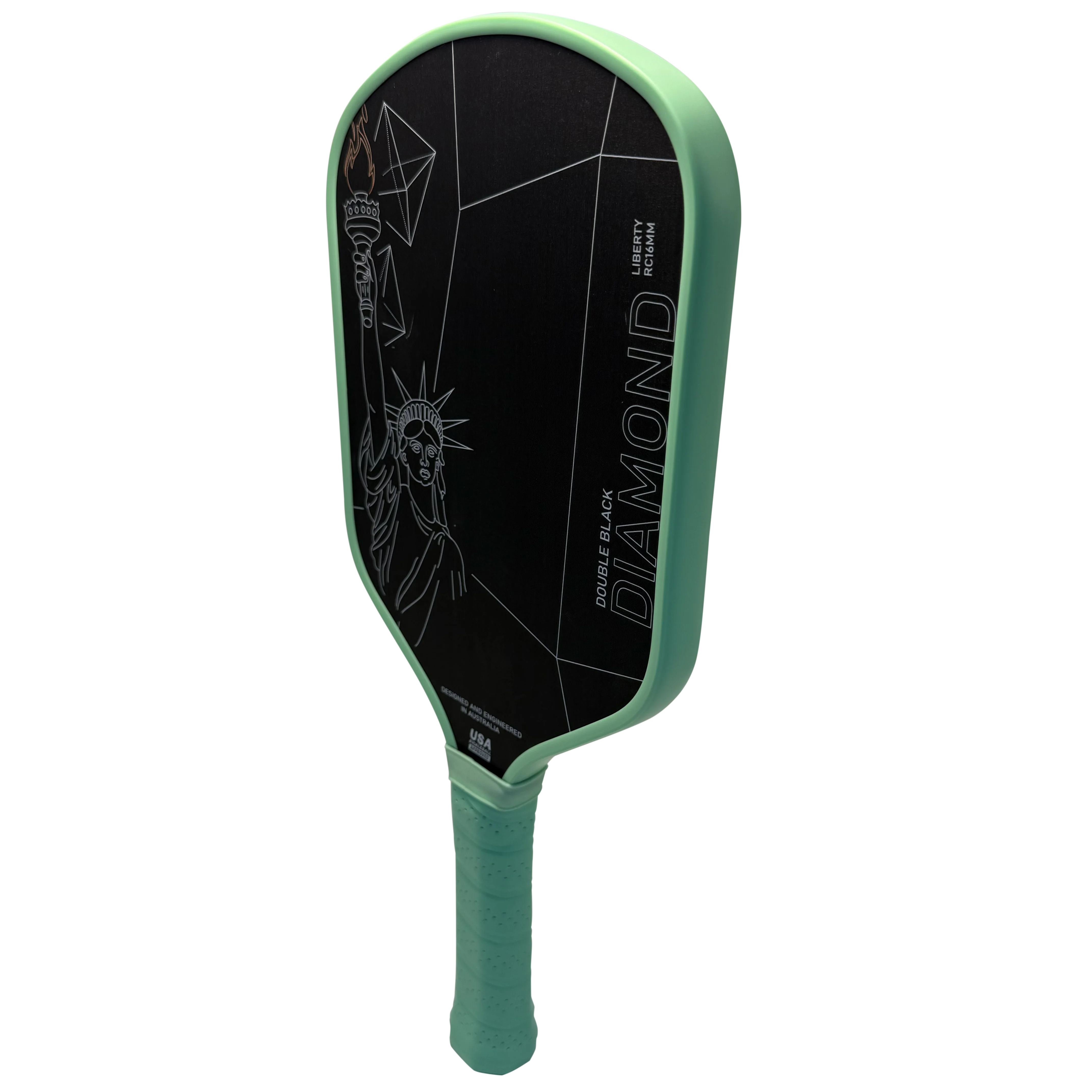 USAPA Standard Approved Double Black Diamond liberty RC 16mm Thermoforming Pickleball Paddle