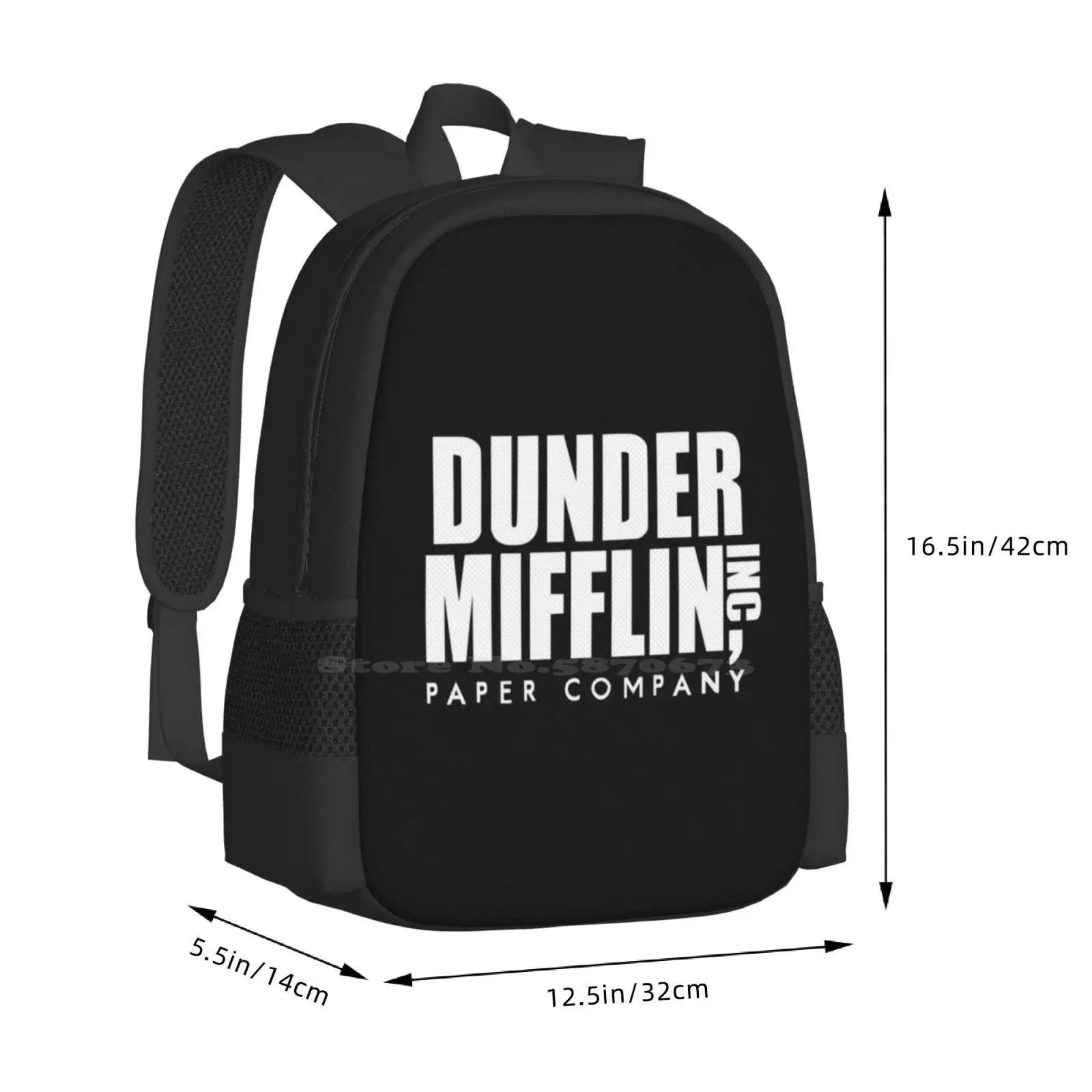 Mochila de moda para o escritório do povo da Dunder Mifflin, bem-estar, grande venda