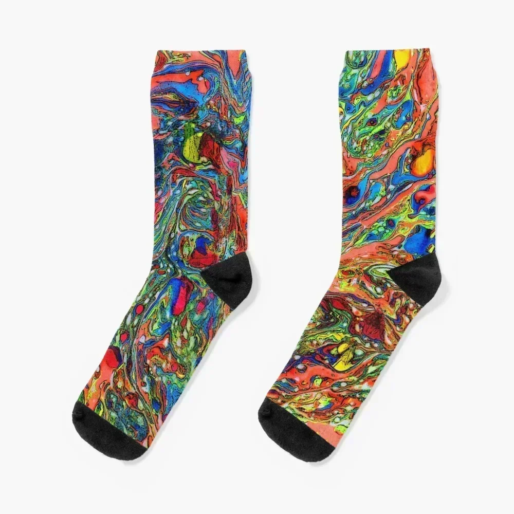 

Rainbow Lava Socks crazy ankle Boy Child Socks Women's