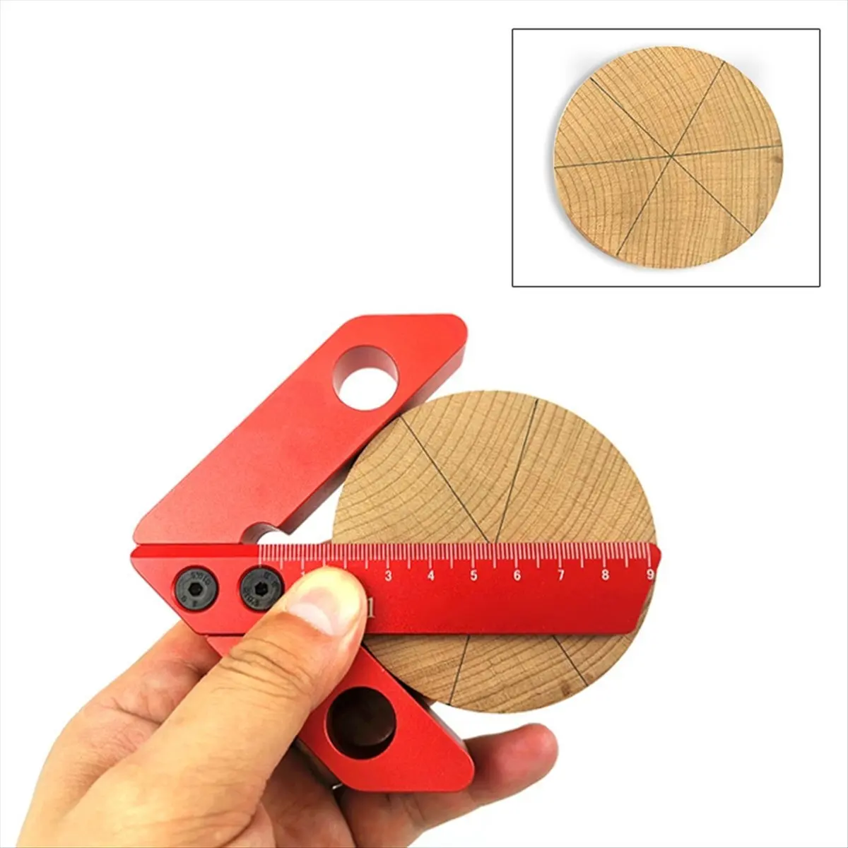 Top Sale Woodworking Circle Center Scriber Square Center Scriber 45 Degree 90 Degree Right Angle Scriber Woodworking Tools A