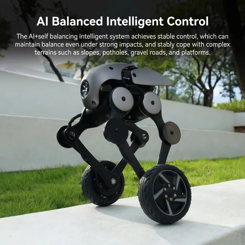 Wheeled Bipedal Robot A7 with Dynamic Balance Control, Intelligent Mobility Platform for Research, Robotics Applications