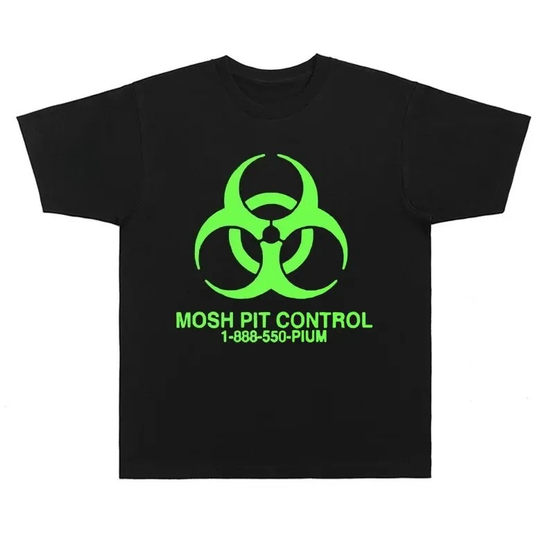 

Homixide Gang Mosh Pit Control T-shirt Playboi Carti Opium Merch Tshirt HXG T-shirts Men Women Hip Hop Oversized Cotton T Shirts