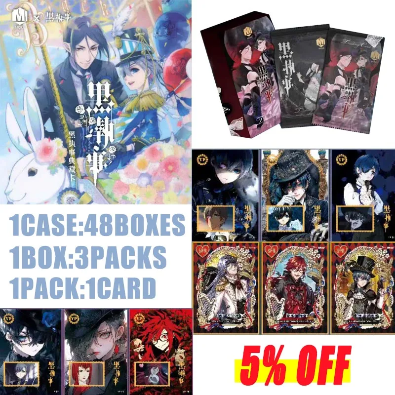 

Moka Black Butler 2025 Wholesales Collection Box Male God Series Collection Doujin CCG Gifts for boy Birthday Hobbies