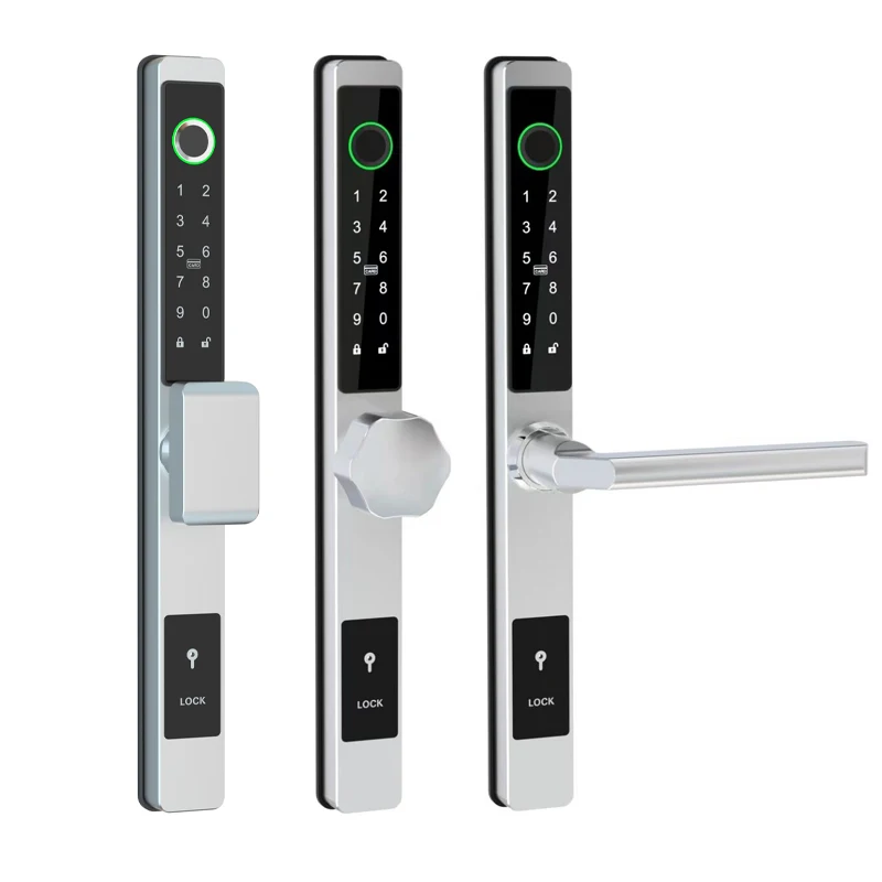 

Водонепроницаемая раздвижная дверь TTlock, умный замок, цифровая комбинация отпечатков пальцев, NFC-карта, алюминиевое стекло, электронный замок для улицы
