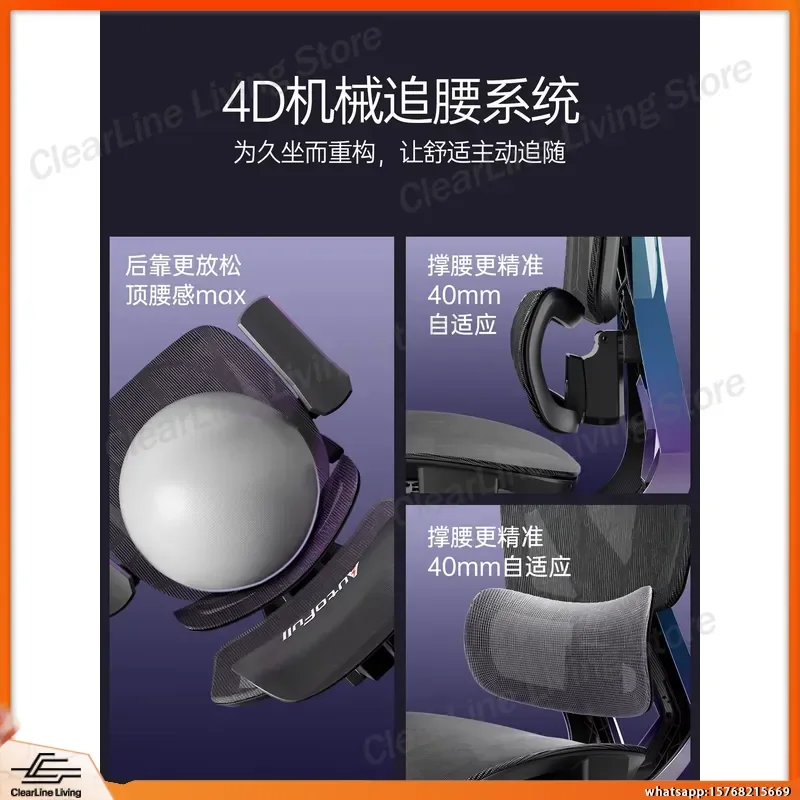 X5PRO Ergonomic Gaming Chair 6D Adjustable Armrest Racing Computer Chair for Esports Players Office Work PC Setup with Lumbar