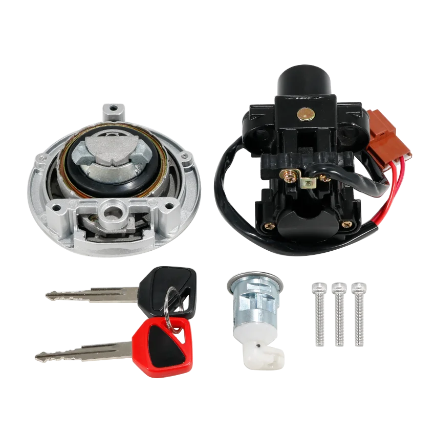 35010-MKS-A02 Motorcycle Fuel Gas Tank Cap Cover Lock Set For Honda CRF1100A  CRF1100D4  CRF1100A4  CRF1100A4 3AC  CRF1100A AC