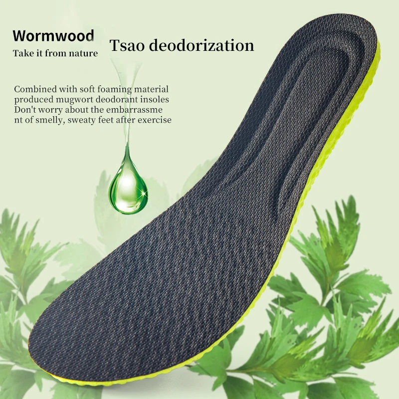 Quality PU Sport Shoes Insole Comfortable Plantar Fasciitis Insoles for Feet Man Women Orthopedic Shoe Sole Running Accessories