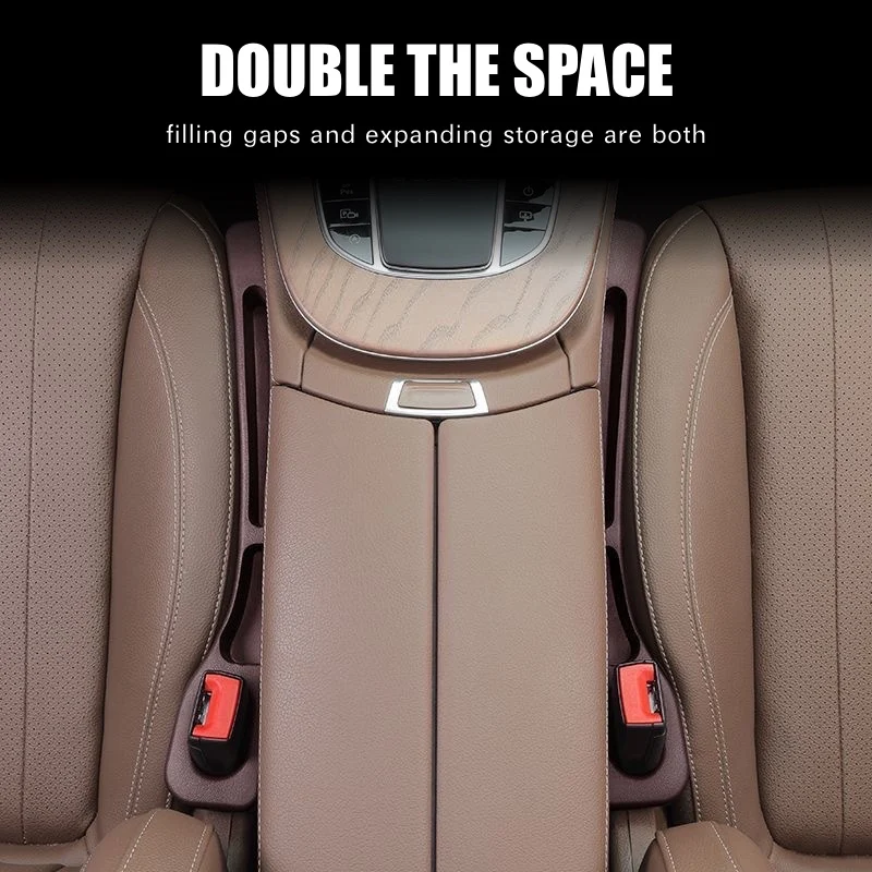 

2PCS Car Seat gap Filler Organizer, Multi-model Universal Waterproof Car Seat Gap Leak-proof Strip, 2Slot Seat Gap Plug