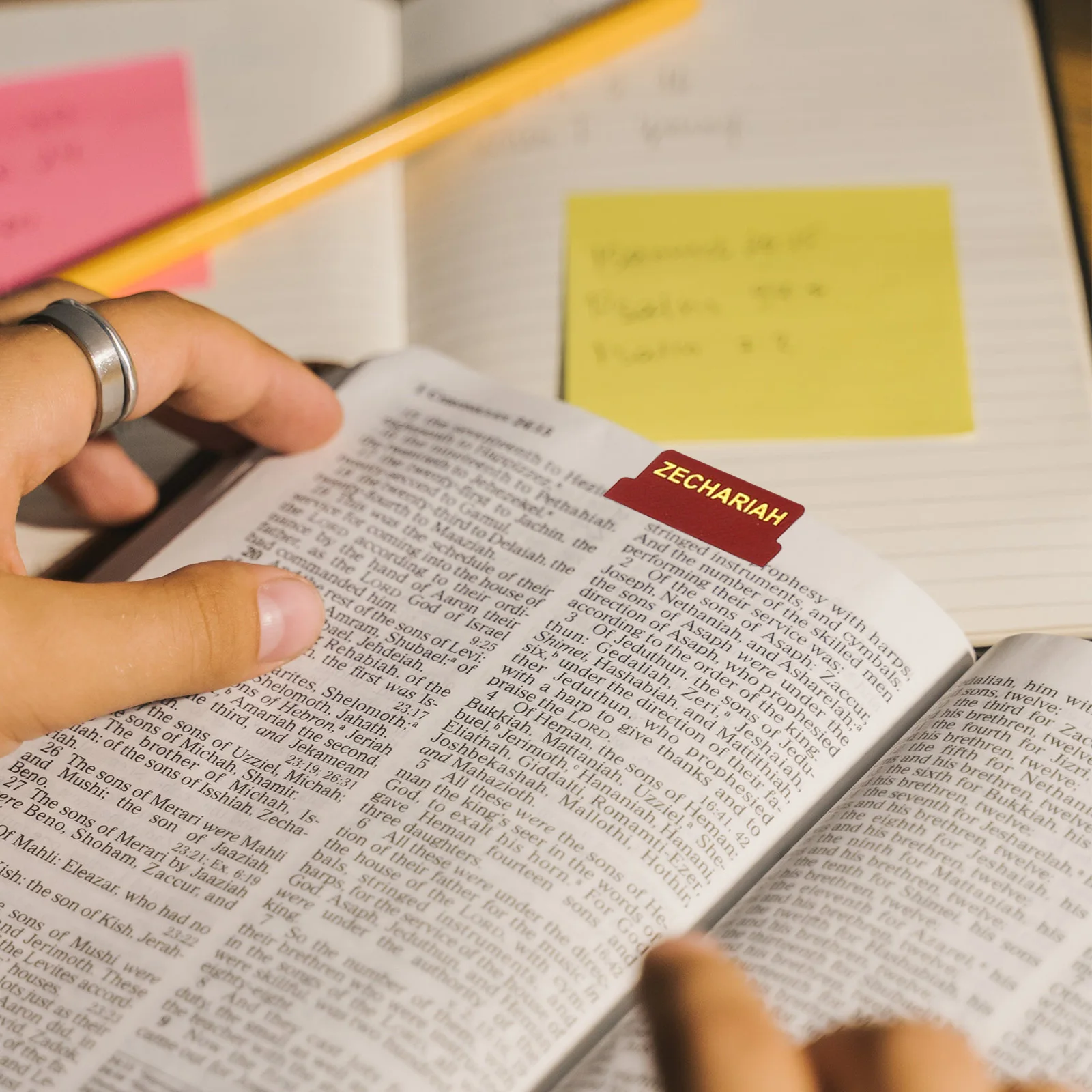 1 ชุด ตัวแบ่งหน้าแบบพรีเมียม สำหรับใช้เป็นที่คั่นหนังสือแบบพกพา อุปกรณ์สำหรับการศึกษาพระคัมภีร์ แท็บหนังสือ