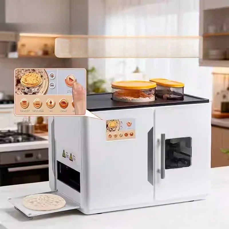 Automatic Chapati Maker Roti Electric Rotti Ata Chapati Flatbread Tortilla Magic Fully Making Machine Roti Maker G3889-K0315